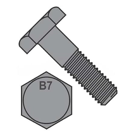 Usa Industrials Grade B7, 3/4"-10 Hex Head Cap Screw, Plain Steel, 6 in L BULK-BOLT-1418